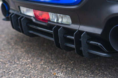 Flow Designs ZD8 BRZ STI Flow-Lock Rear Diffuser (TEXTURED)