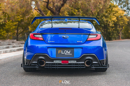 Flow Designs ZD8 BRZ STI Flow-Lock Rear Diffuser (TEXTURED)