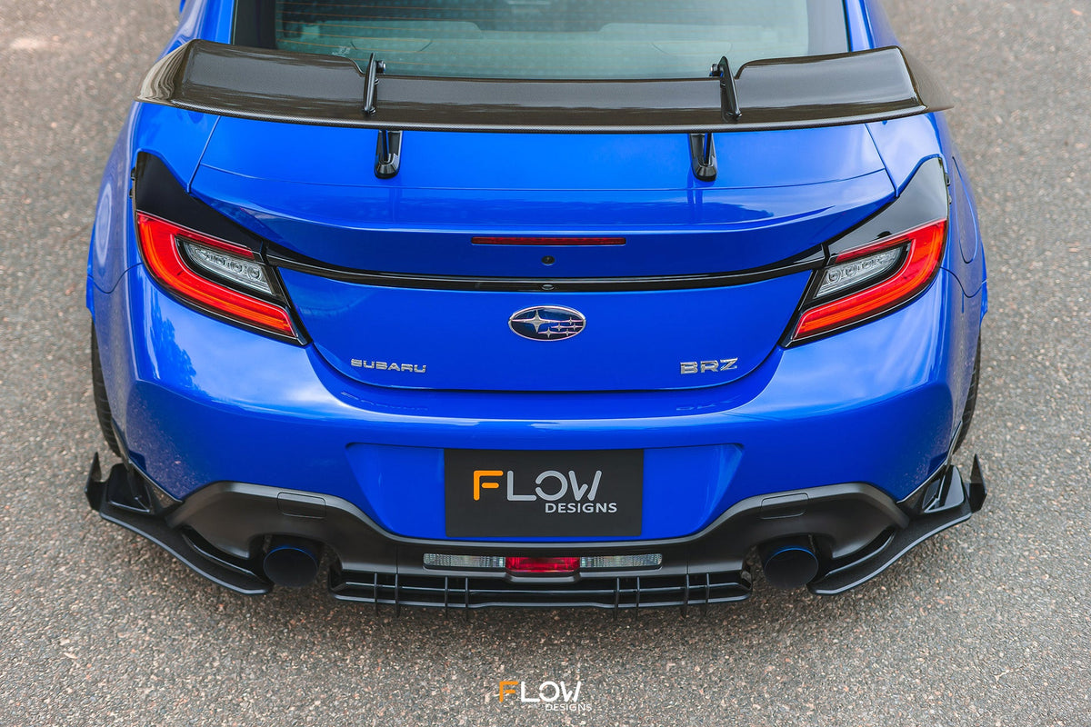 Flow Designs ZD8 BRZ STI Flow-Lock Rear Diffuser (TEXTURED)