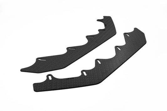 Flow Designs ZD8 BRZ STI Front Lip Splitter Extensions (Pair)
