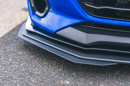 Flow Designs ZD8 BRZ STI Front Lip Splitter (TEXTURED)