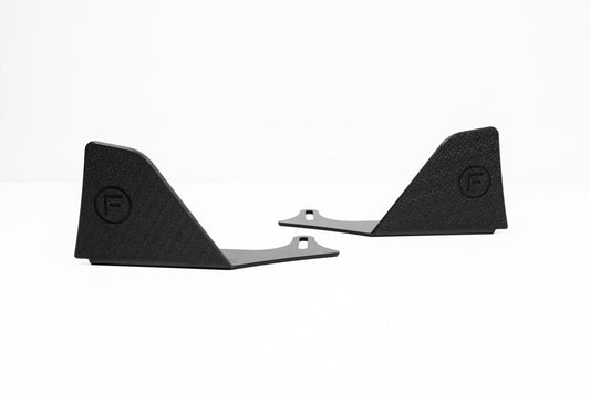 Flow Designs ZD8 BRZ STI Front Lip Splitter Winglets (Pair)