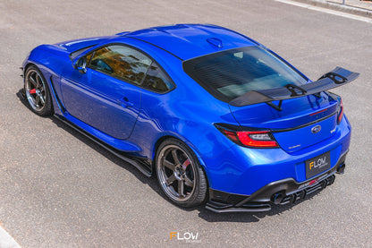 Flow Designs ZD8 BRZ STI Rear Spats (TEXTURED; Pair)