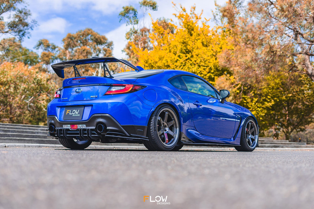 Flow Designs ZD8 BRZ STI Flow-Lock Rear Diffuser (TEXTURED)