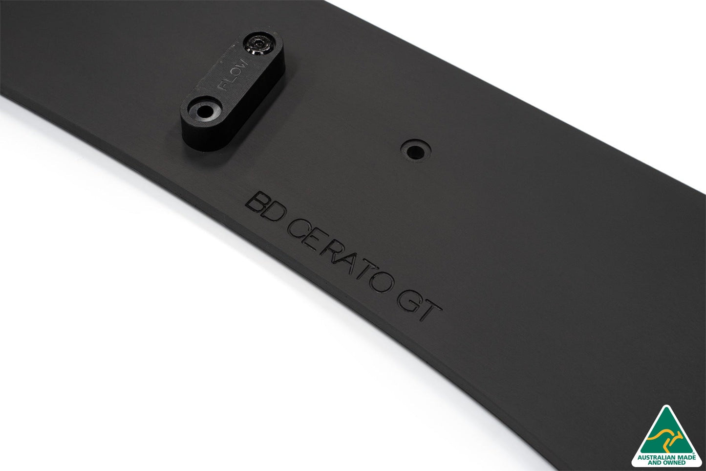 Flow Designs Cerato GT PFL Front Lip Splitter & Reinforcement Brackets