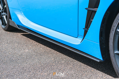 Flow Designs ZN8 GR86 Side Skirt Splitters (TEXTURED: Pair)