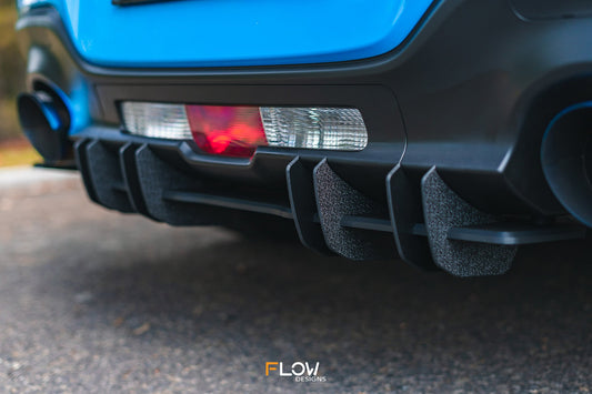 Flow Designs ZN8 GR86 Flow-Lock Rear Diffuser (TEXTURED)