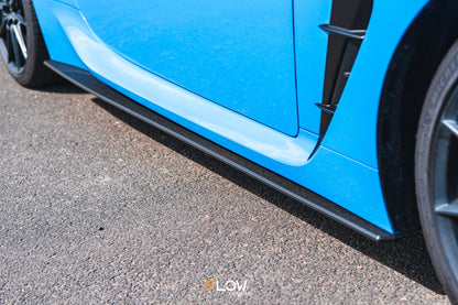 Flow Designs ZN8 GR86 Side Skirt Splitters (TEXTURED: Pair)