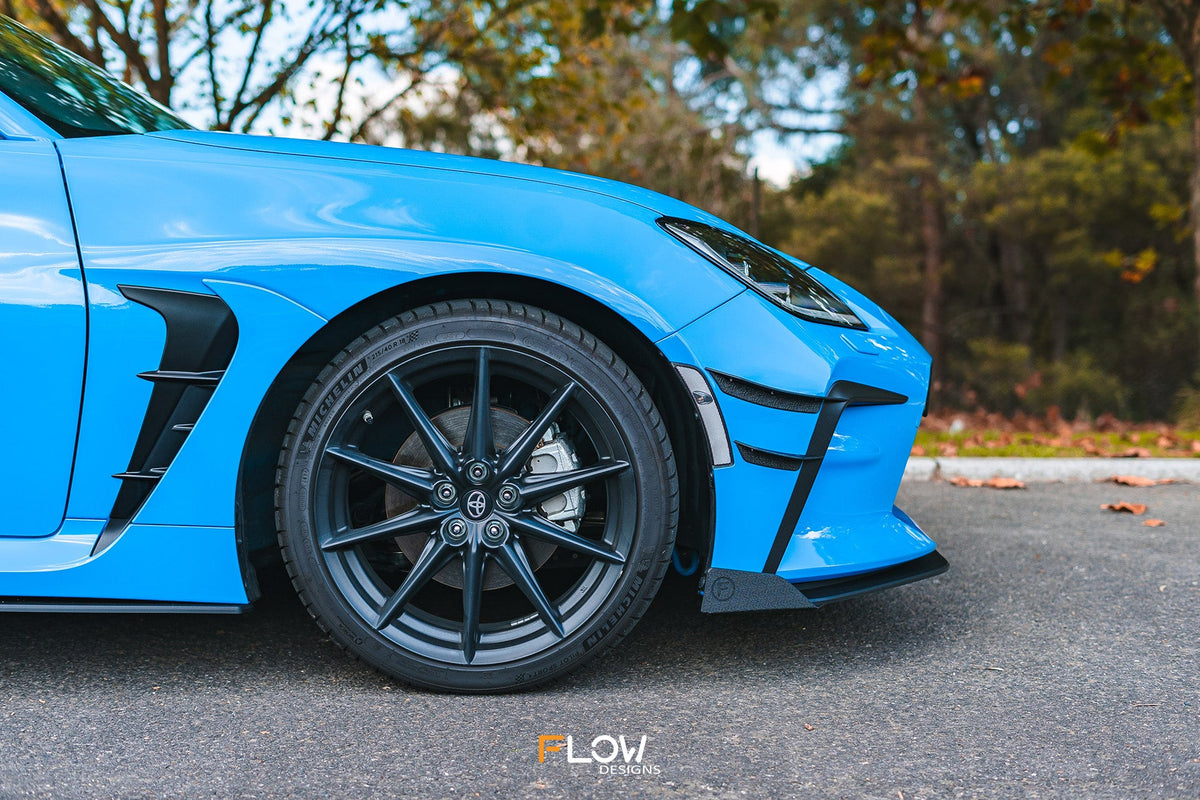 Flow Designs ZN8 GR86 Front Lip Splitter (TEXTURED)