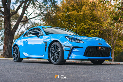 Flow Designs ZN8 GR86 Side Skirt Splitters (TEXTURED: Pair)