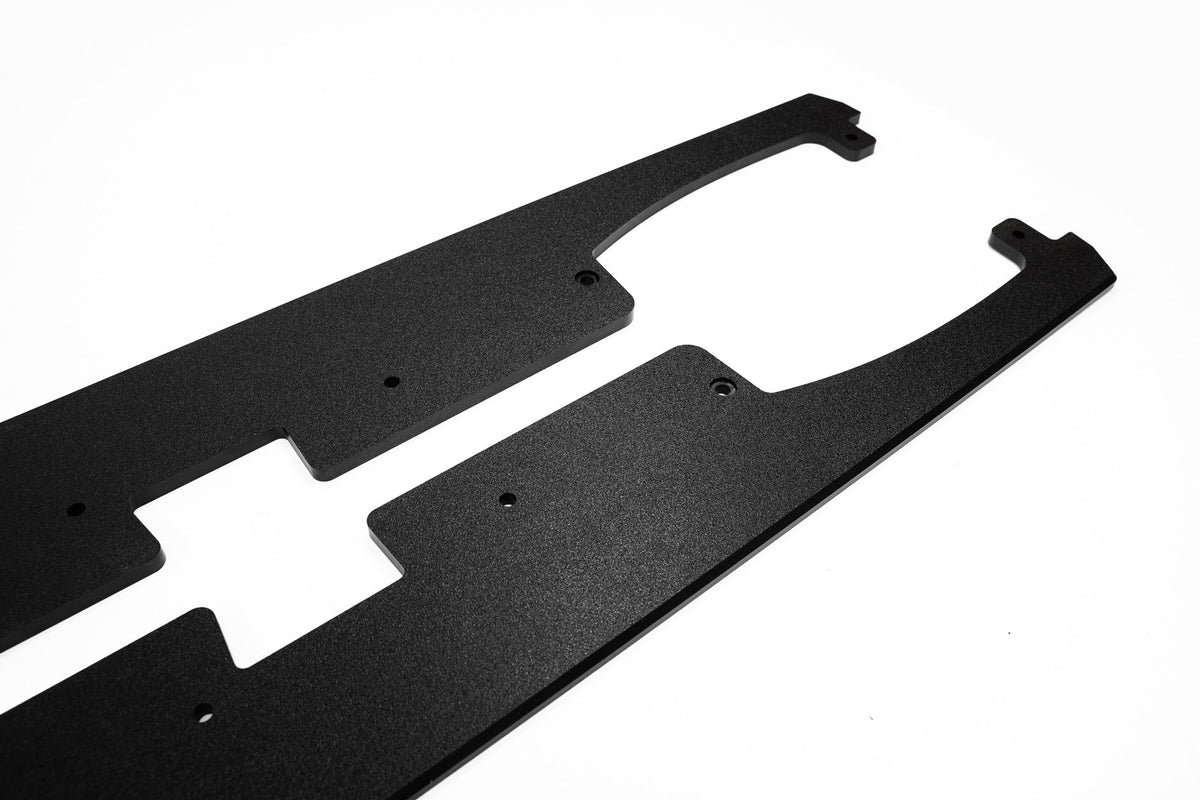 Flow Designs ZD8 BRZ STI Side Skirt Splitters (TEXTURED: Pair)