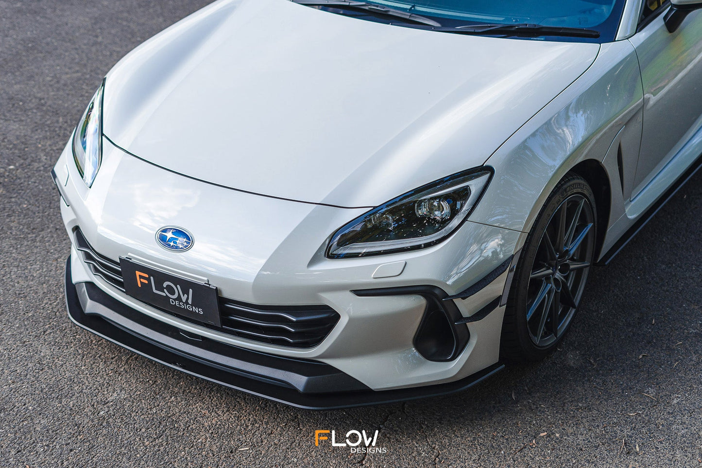 Flow Designs ZD8 BRZ Front Bumper Canards