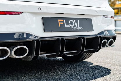 Flow Designs MK8 Golf R Flow-Lock Rear Diffuser