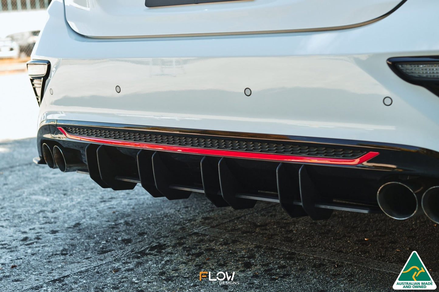 Flow Designs Cerato GT Sedan PFL Flow-Lock Rear Diffuser