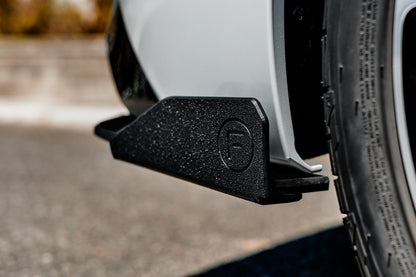 Flow Designs EX-DISPLAY - MK8 Golf R Rear Spats (Pair) - GLOSS BLACK