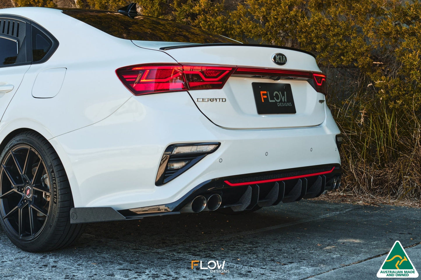Flow Designs Cerato GT Sedan PFL Rear Spat Winglets (Pair)