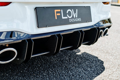 Flow Designs MK8 Golf R Flow-Lock Rear Diffuser