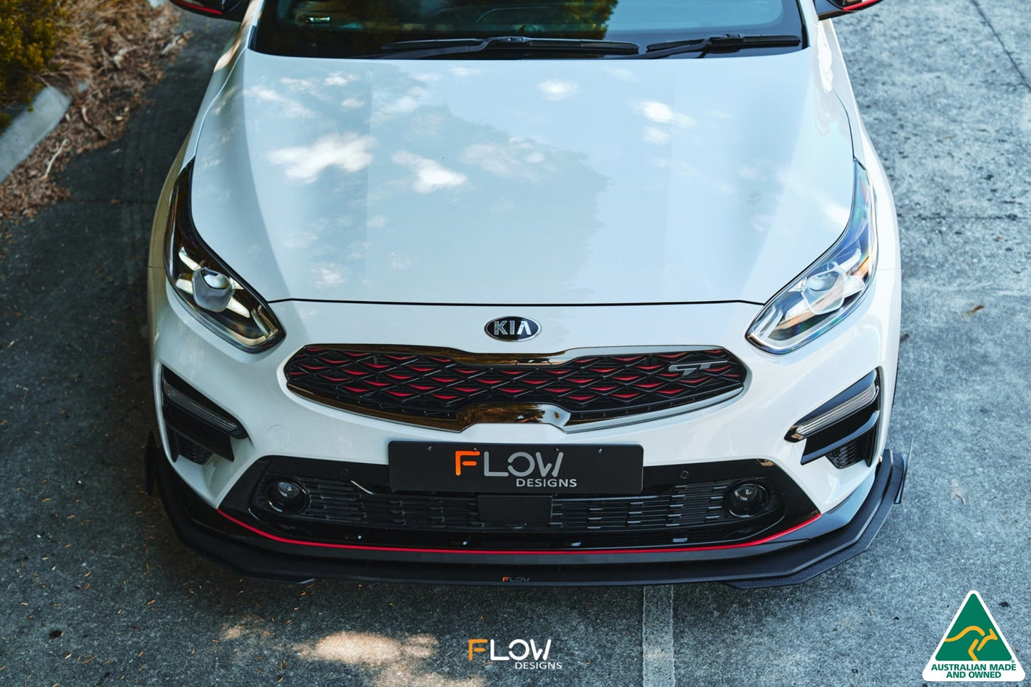 Flow Designs Cerato GT PFL Front Lip Splitter Extensions (Pair)
