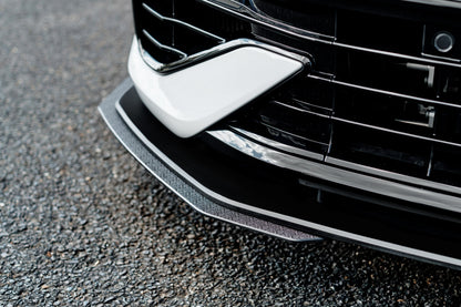 Flow Designs MK8 Golf R Chassis Mounted Front Lip Splitter