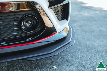 Flow Designs Cerato GT PFL Front Lip Splitter & Reinforcement Brackets