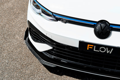 Flow Designs MK8 Golf R Chassis Mounted Front Lip Splitter