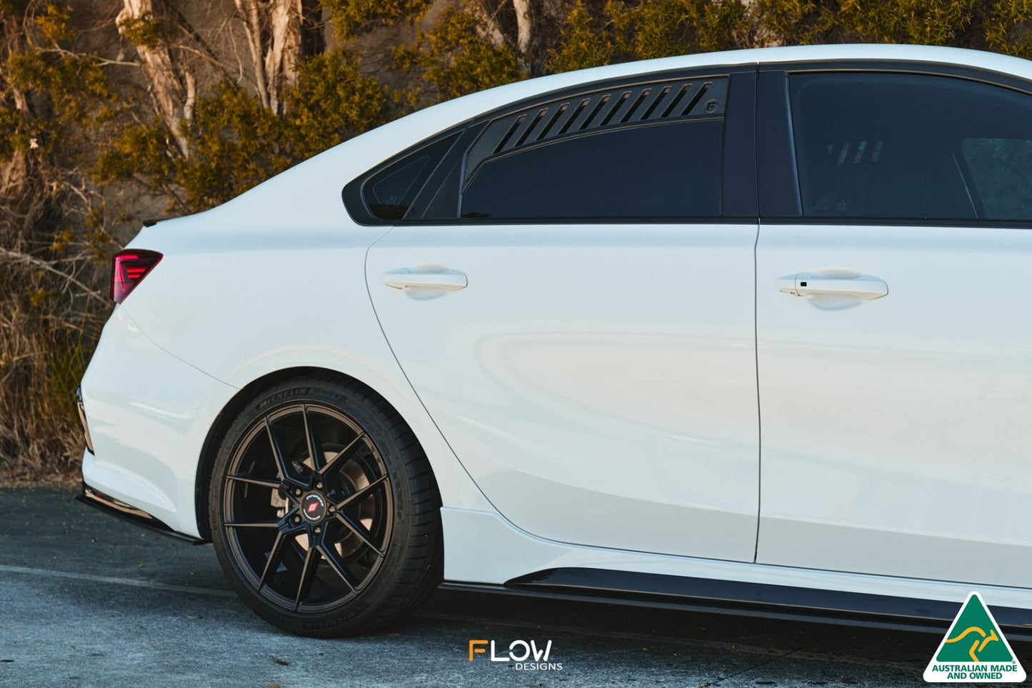 Flow Designs Cerato GT Sedan PFL Rear Window Vents (Pair)