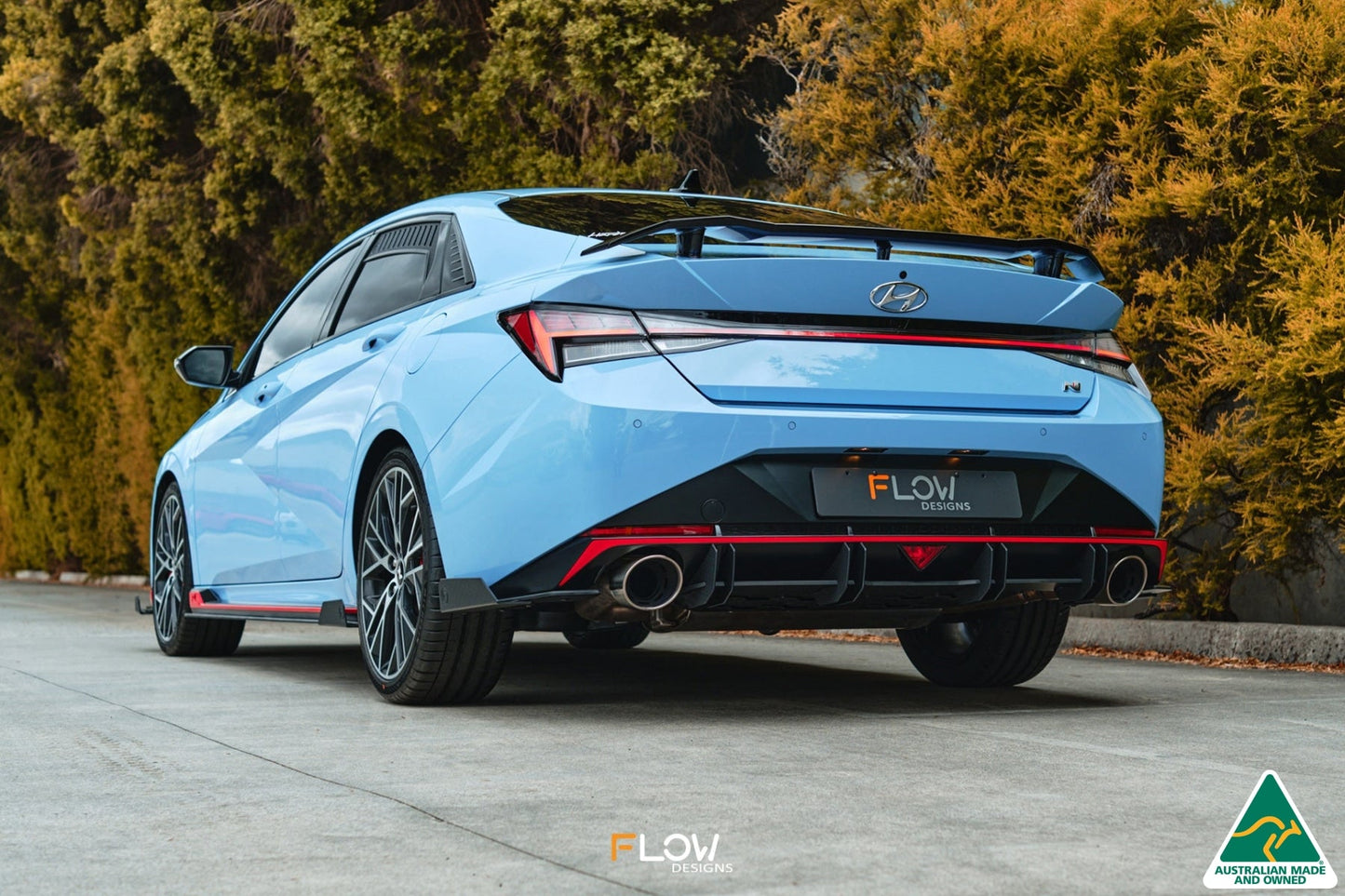 Flow Designs CN7 Elantra N Sedan 2021 Flow-Lock Rear Diffuser