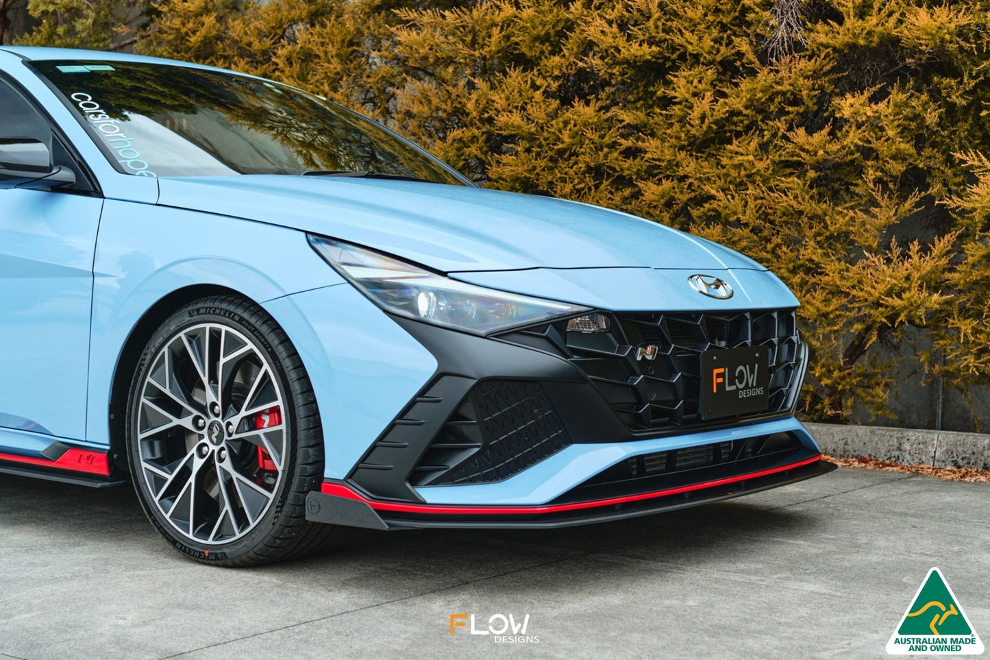 Flow Designs CN7 Elantra N Sedan 2021 Front Lip Splitter Winglets (Pair)