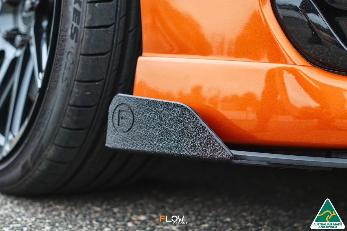 Flow Designs VF Commodore S2 Wagon Front Lip Splitter Winglets (Pair)