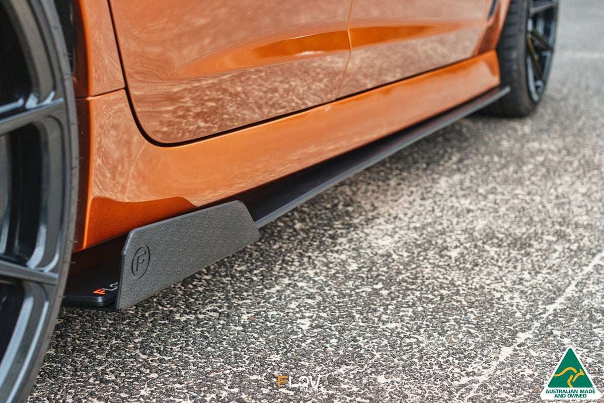 Flow Designs VF Commodore S2 Wagon Side Skirt Splitters (Pair)