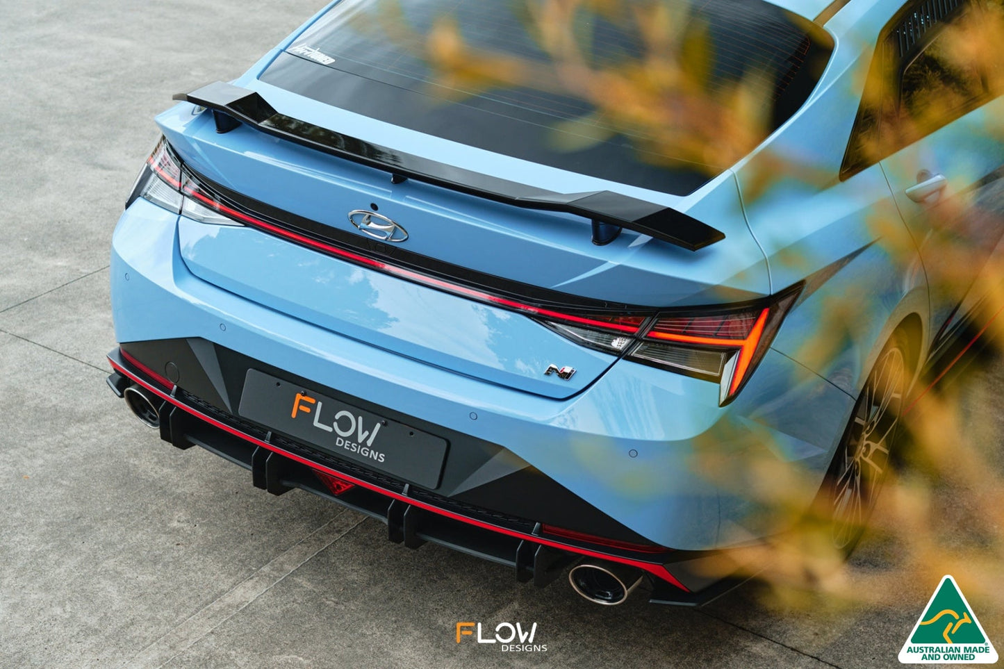 Flow Designs CN7 Elantra N Sedan 2021 Flow-Lock Rear Diffuser
