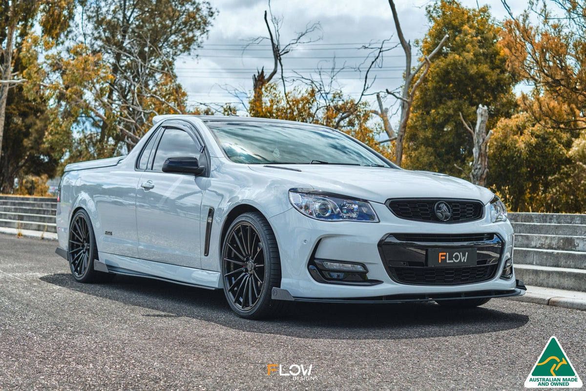 Flow Designs VF Commodore S2 Ute Front Lip Splitter Winglets (Pair)