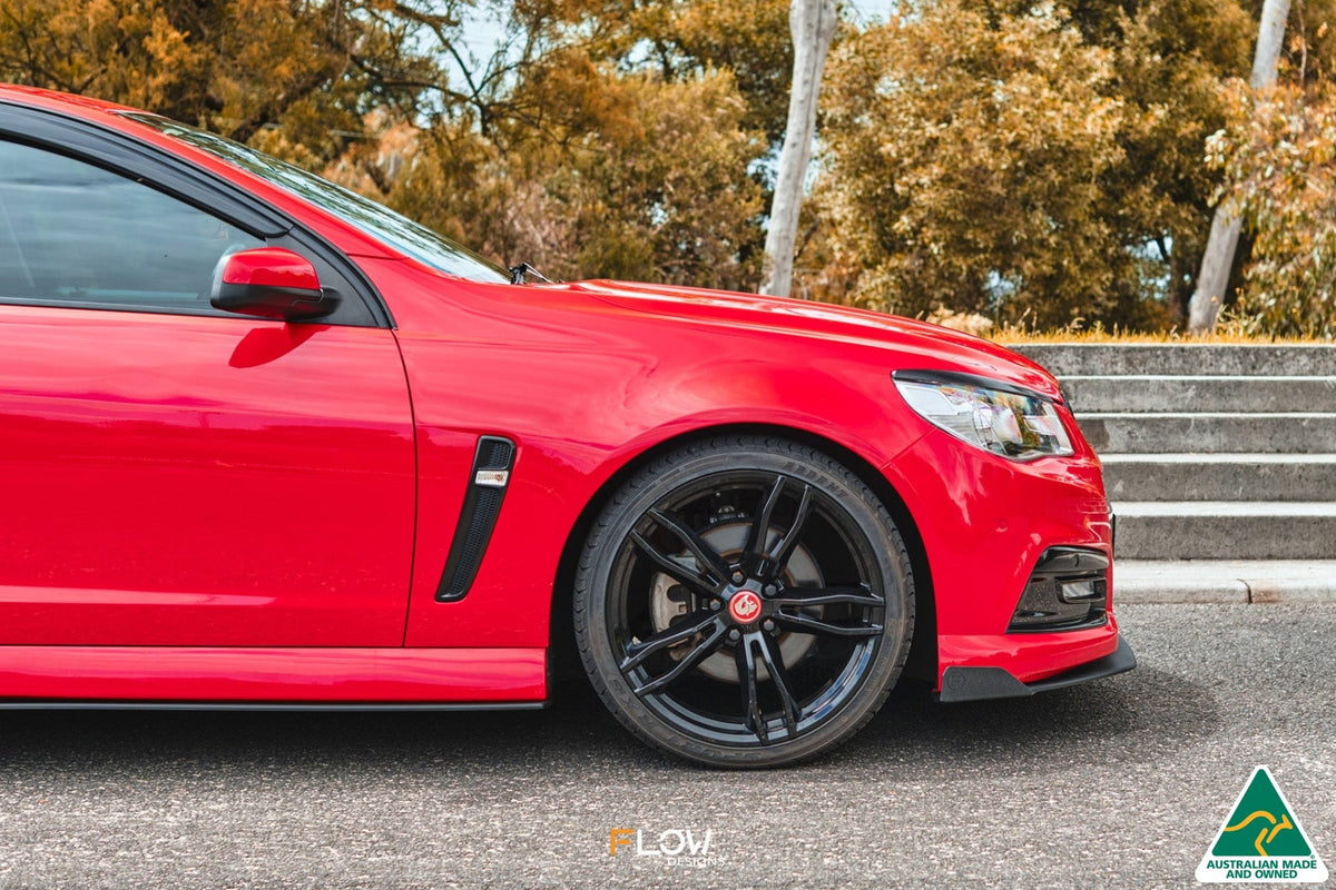 Flow Designs VF Commodore S1 Sedan Front Lip Splitter Winglets (Pair)
