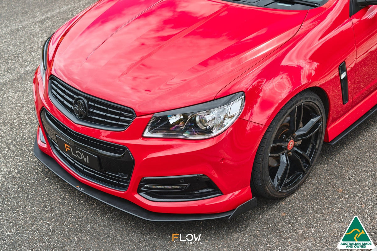 Flow Designs VF Commodore S1 Sedan Front Lip Splitter Winglets (Pair)