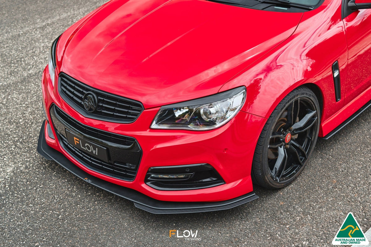 Flow Designs VF Commodore S1 Sedan Front Lip Splitter