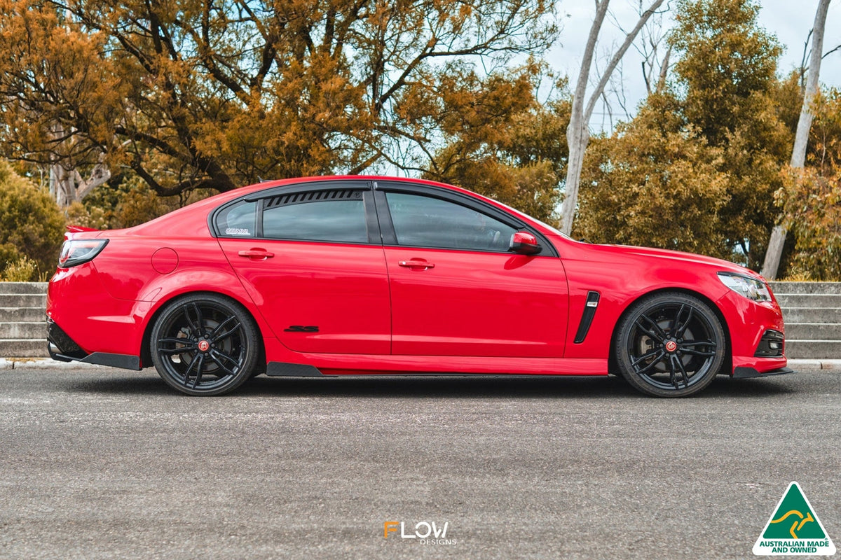 Flow Designs VF Commodore S1 Sedan Side Skirt Splitter Winglets (Pair)