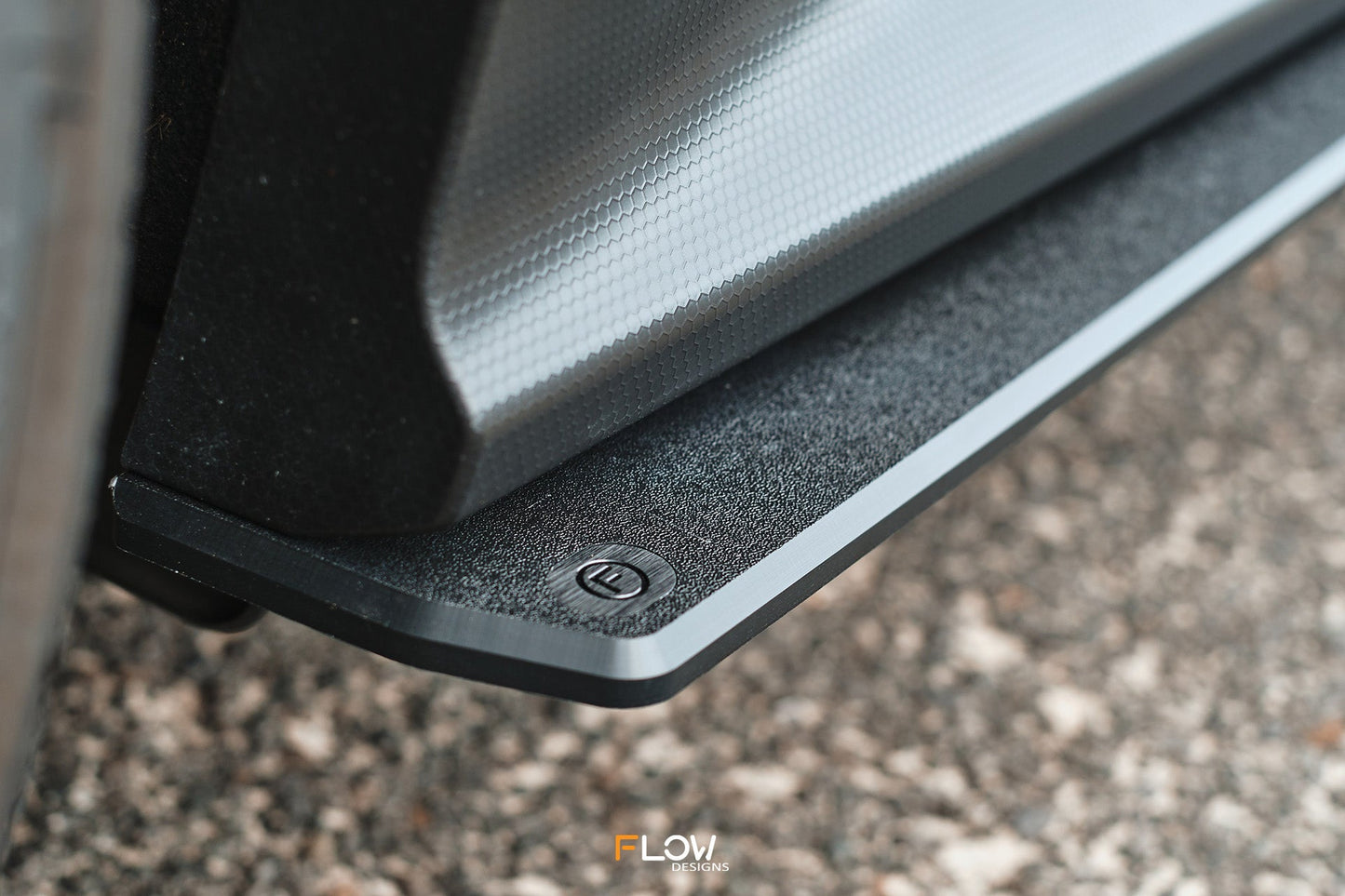 Flow Designs EX-DISPLAY - VB WRX Side Skirt Splitters (TEXTURED: Pair)