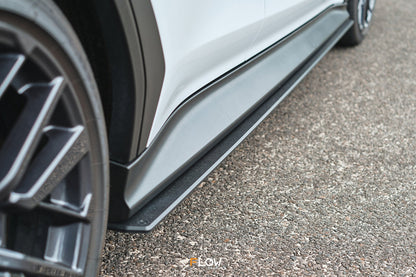 Flow Designs EX-DISPLAY - VB WRX Side Skirt Splitters (TEXTURED: Pair)
