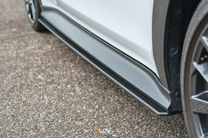 Flow Designs EX-DISPLAY - VB WRX Side Skirt Splitters (TEXTURED: Pair)