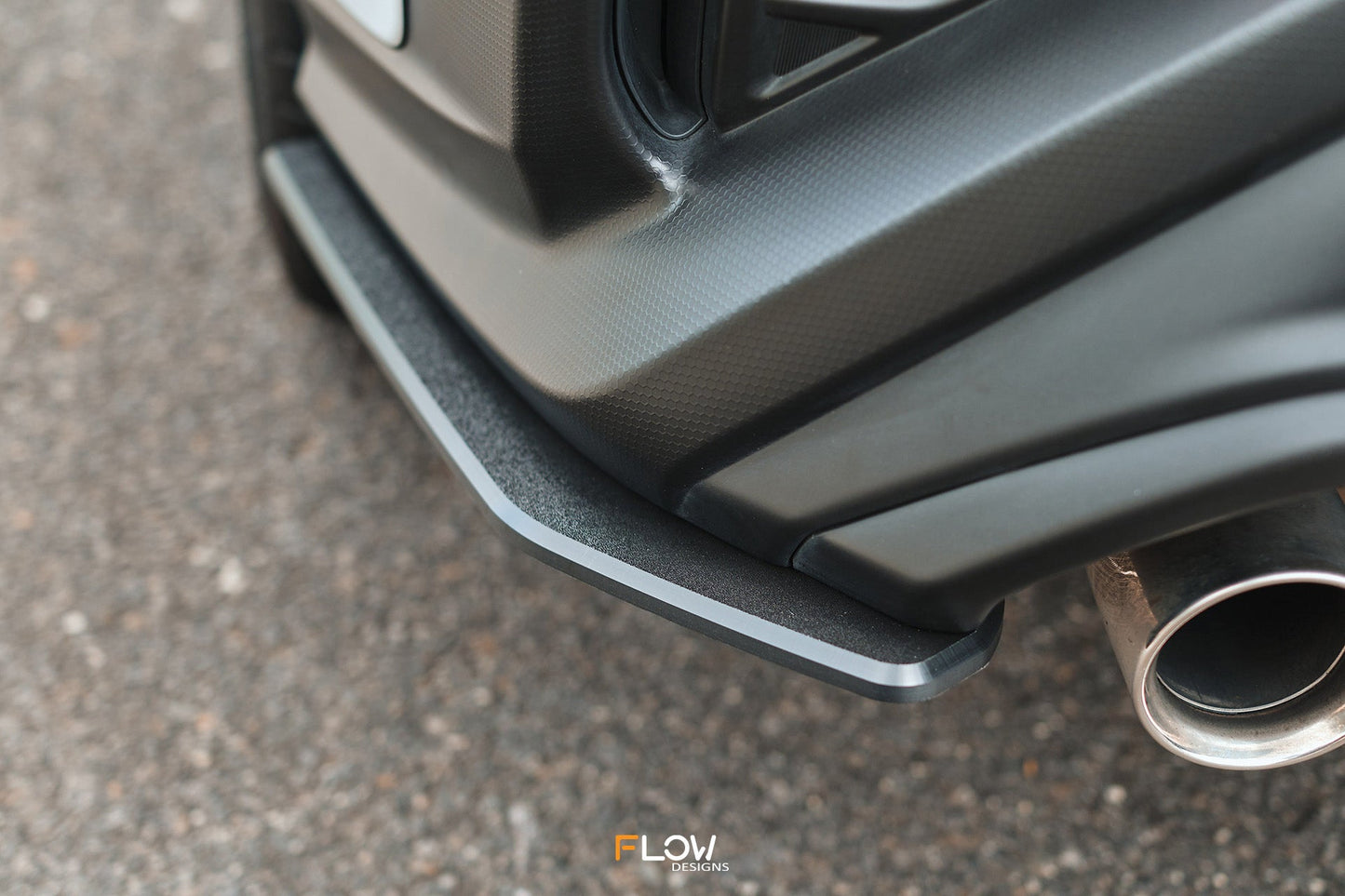 Flow Designs DEMO STOCK - VB WRX Rear Spats (TEXTURED; Pair)