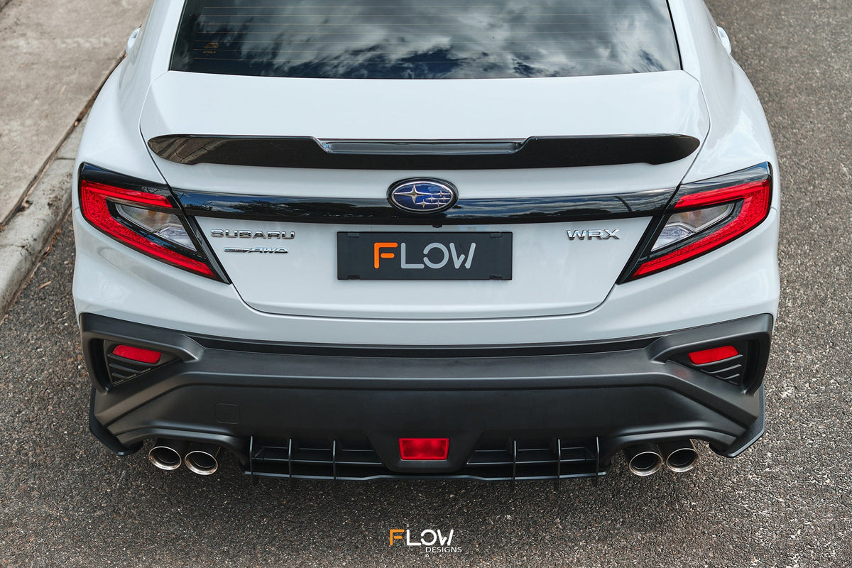 Flow Designs VB WRX Flow-Lock Rear Diffuser (TEXTURED)