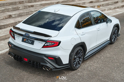 Flow Designs EX-DISPLAY - VB WRX Side Skirt Splitters (TEXTURED: Pair)