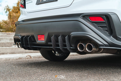 Flow Designs VB WRX Flow-Lock Rear Diffuser (TEXTURED)