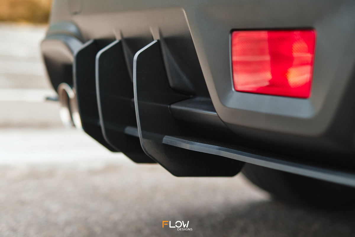 Flow Designs VB WRX Flow-Lock Rear Diffuser (TEXTURED)