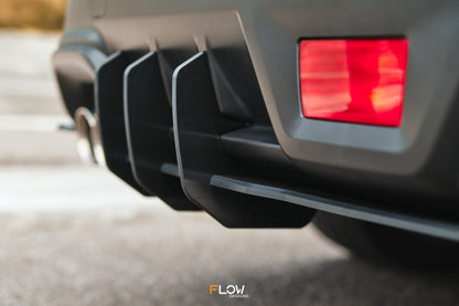 Flow Designs VB WRX Flow-Lock Rear Diffuser (TEXTURED)