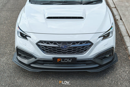 Flow Designs VB WRX Front Lip Splitter (TEXTURED)