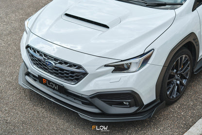 Flow Designs VB WRX Front Lip Splitter (TEXTURED)