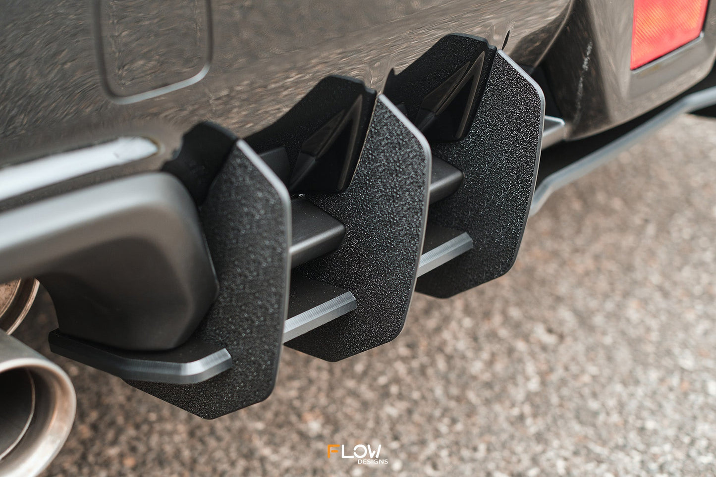 Flow Designs DEMO STOCK - VB WRX Flow-Lock Rear Diffuser (GLOSS)