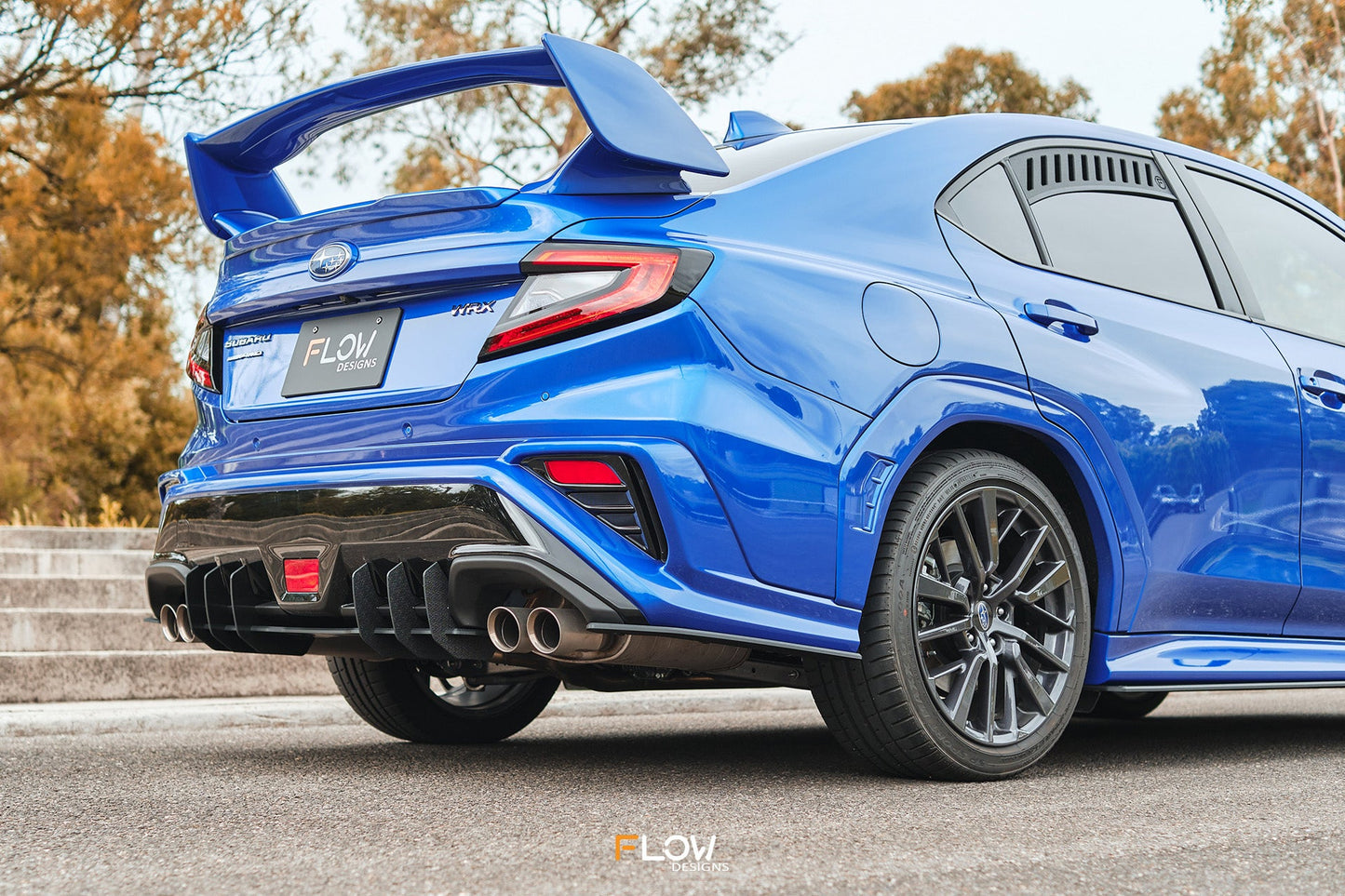 Flow Designs DEMO STOCK - VB WRX Flow-Lock Rear Diffuser (GLOSS)