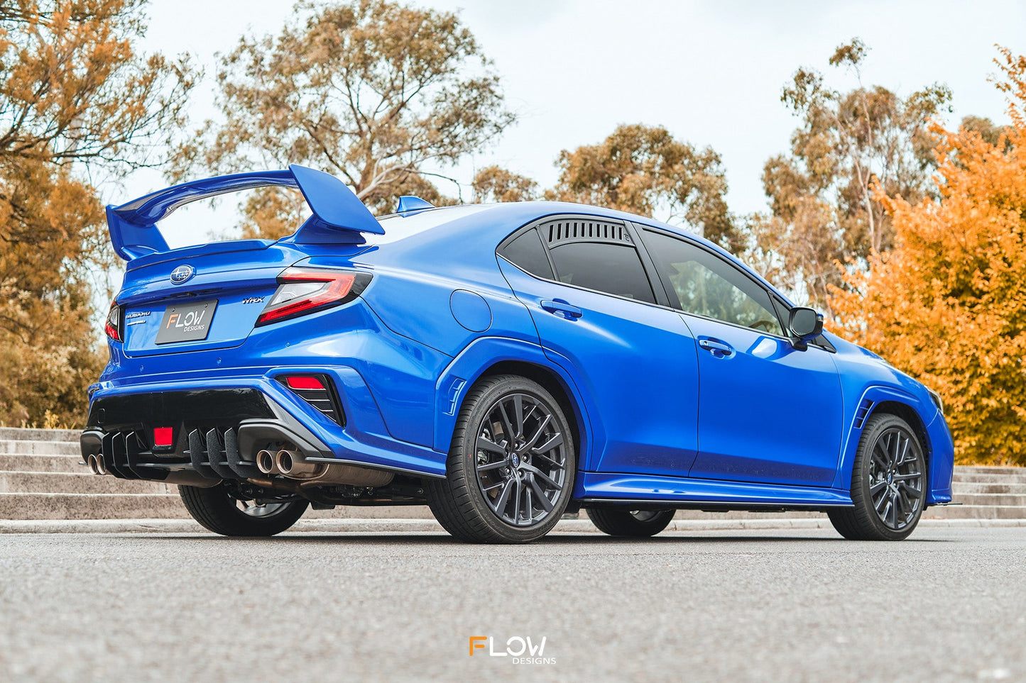 Flow Designs DEMO STOCK - VB WRX Flow-Lock Rear Diffuser (GLOSS)